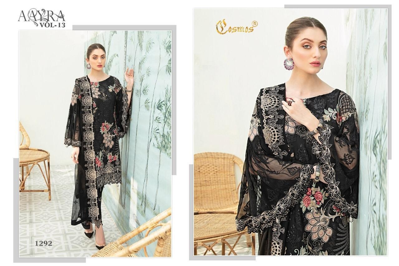COSMOS 1292 AAYRA VOL-13 PAKISTANI SUIT SHUPPLIER IN SURAT