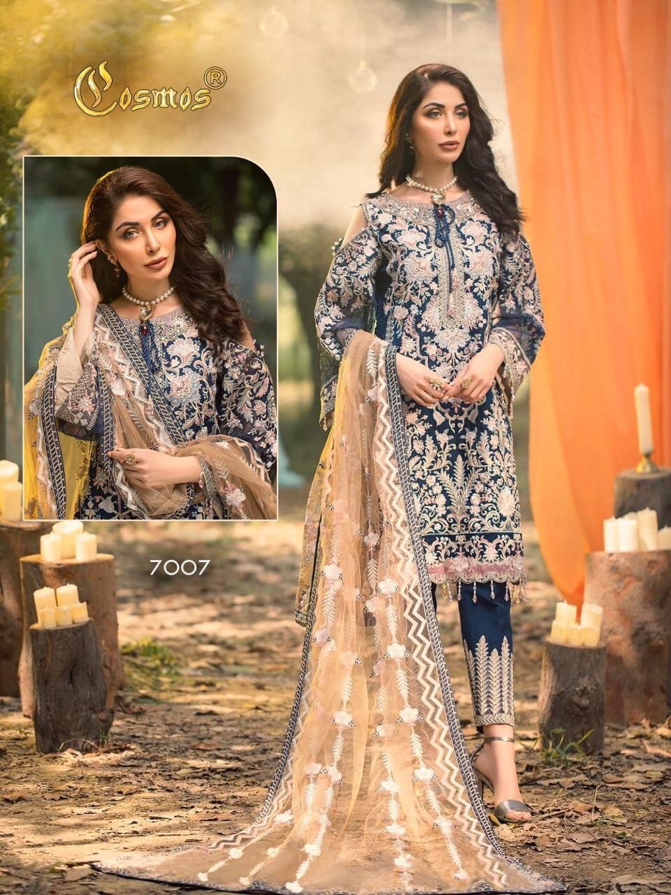 COSMOS GOLD 7007 PAKISTANI SUITS ONLINE