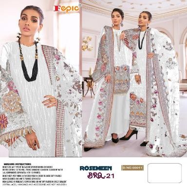 FEPIC 66011 ROSMEEN BRQ 21 WHOLSALE PAKISTANI SUITS