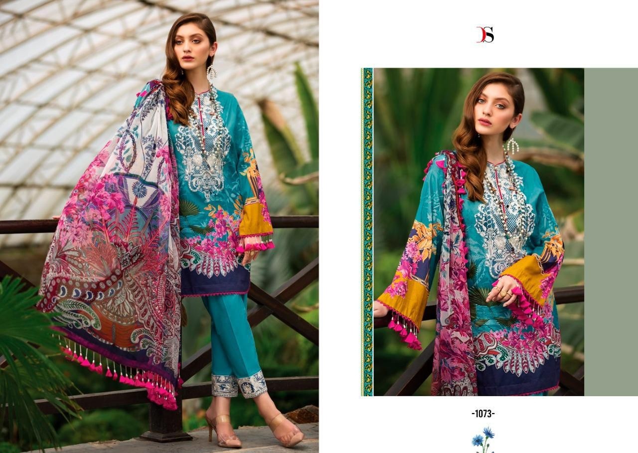 DEEPSY SUIT 1078 FIRDOUS 12 PAKISTANI SUITS PRINT SINGAL PIESE AVILABALE
