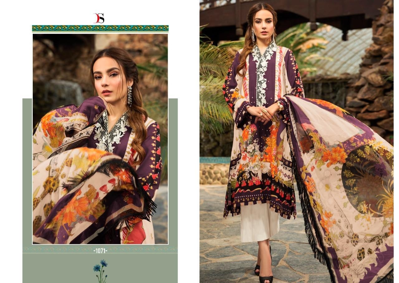 DEEPSY SUIT 1078 FIRDOUS 12 PAKISTANI SUITS PRINT SINGAL PIESE AVILABALE