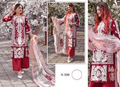 SHREE FABS S-330 PAKISTANI SUIT WHOLESALER COTTON