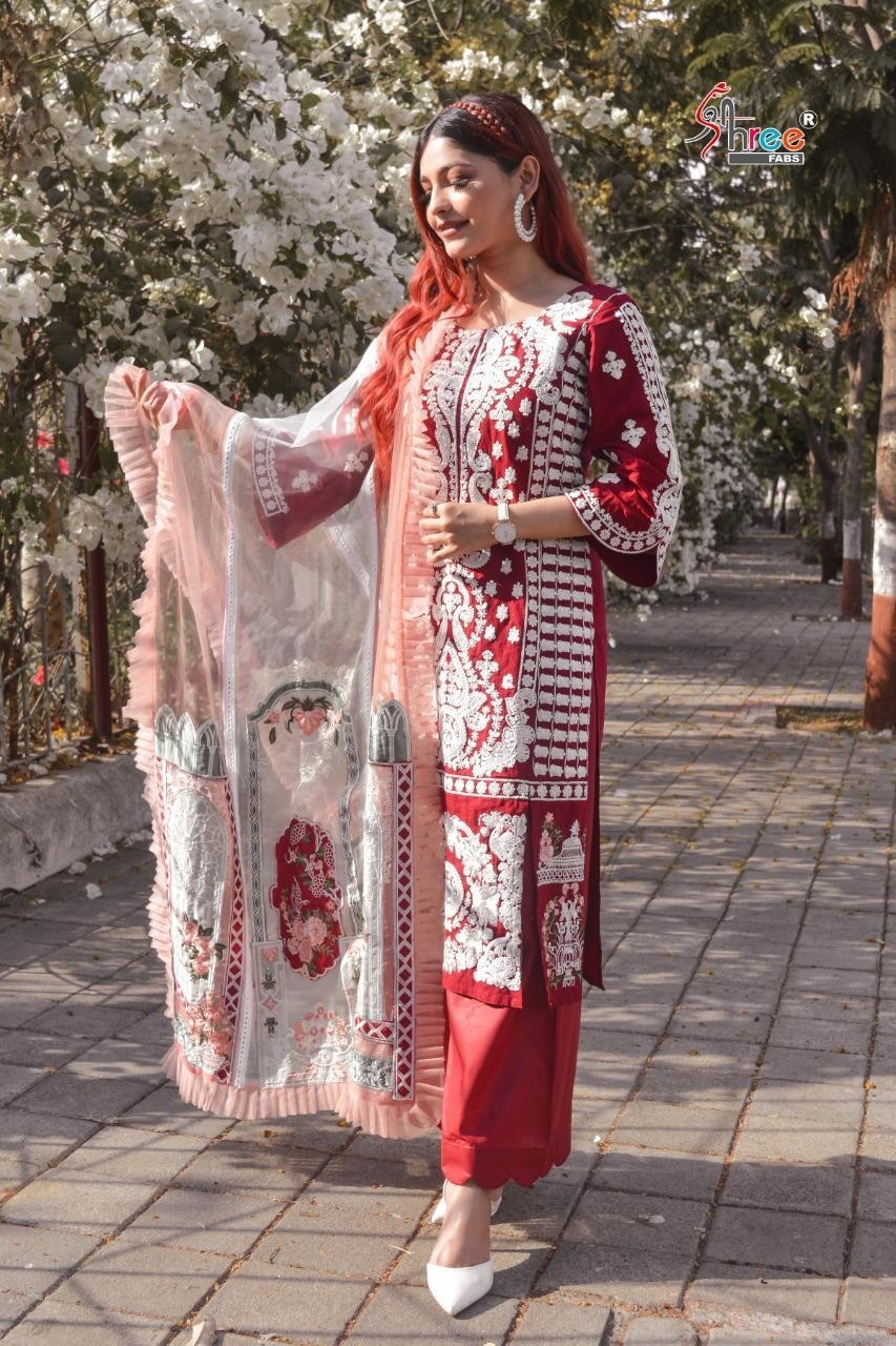 SHREE FABS S-330 PAKISTANI SUIT WHOLESALER COTTON