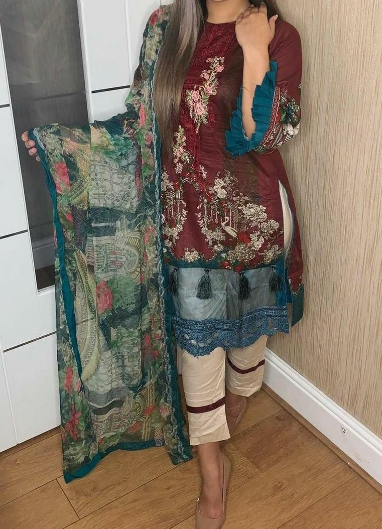 DEEPSY SUITS 611 M-PRINT PRNTED SUIT KARACHI