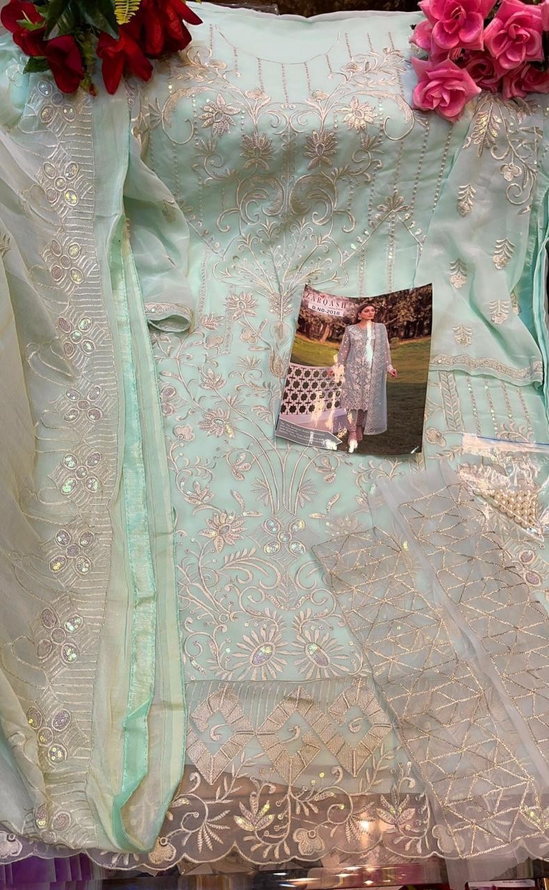 KHAYYIRA ZARQASH 2017 TO 2022 RAMSHA SINGAL PIESE AVAILABALE SUIT KAMEEZ