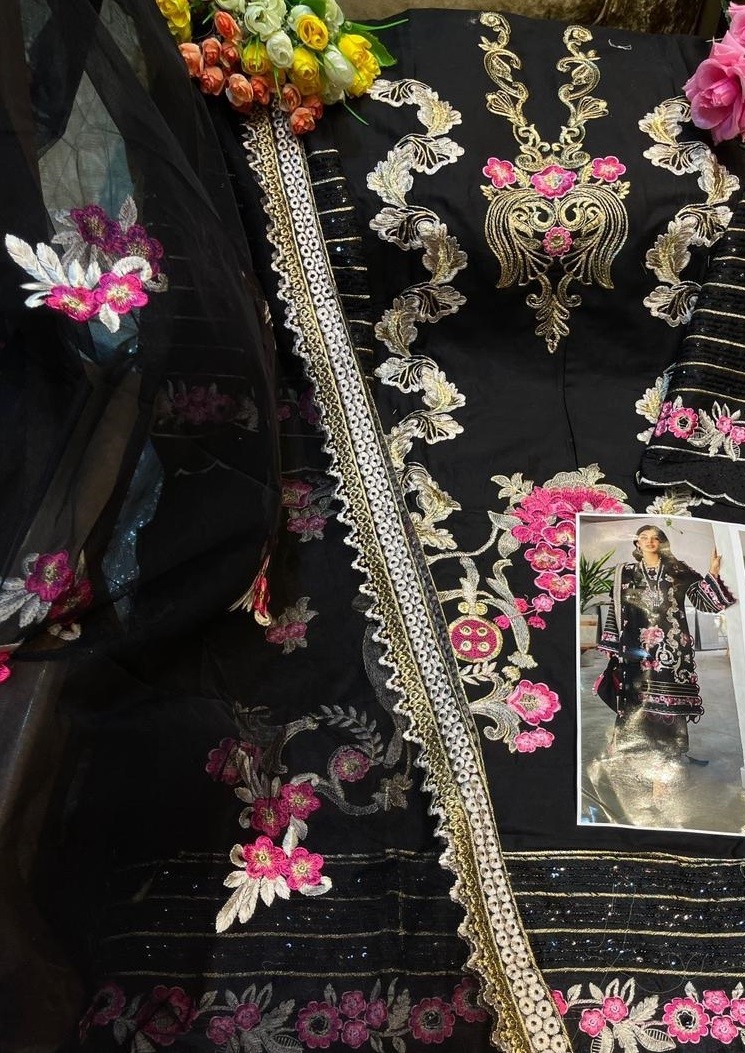 SANIYA TRENDZ 57003 ROUCH VOL 6 PAKISTANI SUIT WHOLSALE ONLINE SURAT