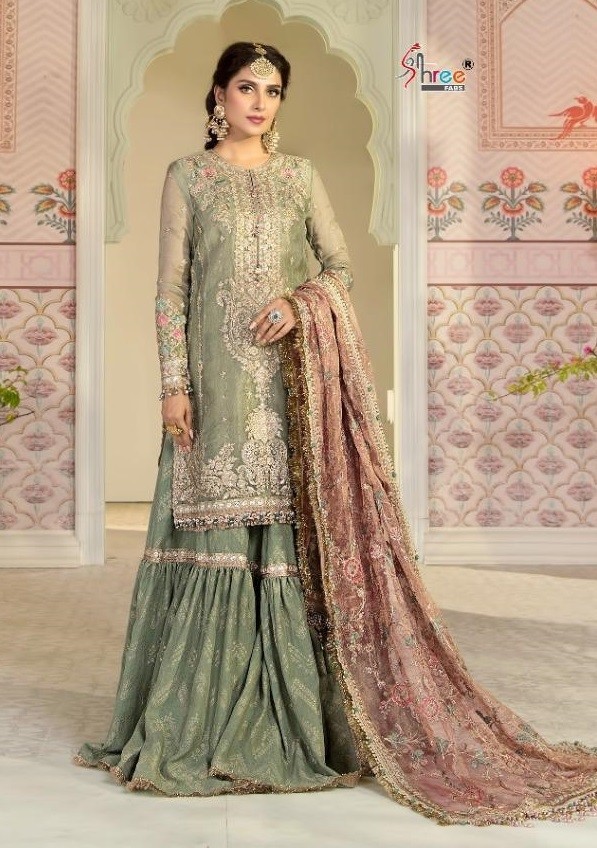 SHREE FABS 1825 MBODREIED MARYA B VOL-14 BANARSASI JAQUARD ORGANJA