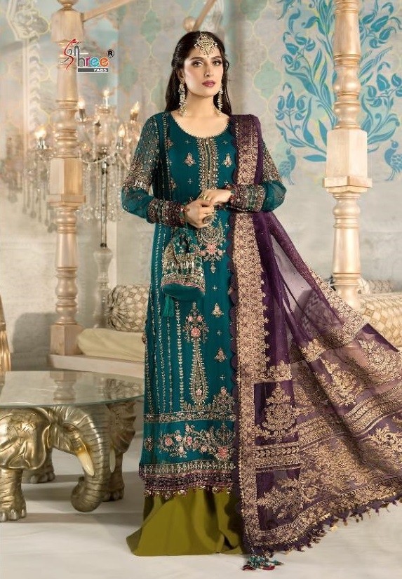 SHREE FABS 1828 MBODREIED MARYA B VOL-14 BANARSASI JAQUARD ORGANJA