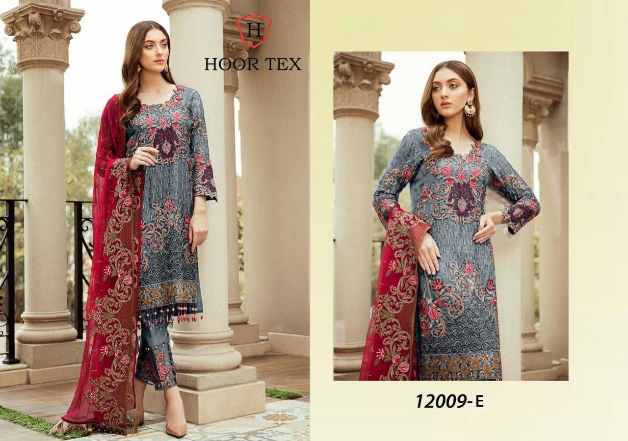 HOOR TEX 12009-E NAFIZA COLOUR COLD VOL-5 PAKISTANI SUITS NAZNIN