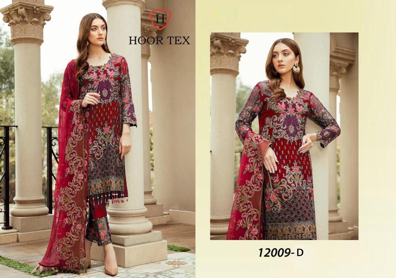 HOOR TEX 12009-D NAFIZA COLOUR COLD VOL-5 PAKISTANI SUITS NAZNIN