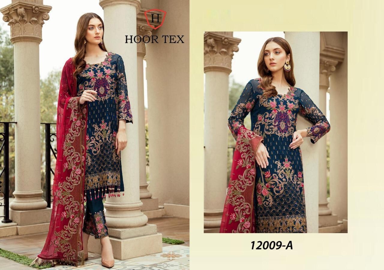 HOOR TEX 12009-A NAFIZA COLOUR COLD VOL-5 PAKISTANI SUITS NAZNIN