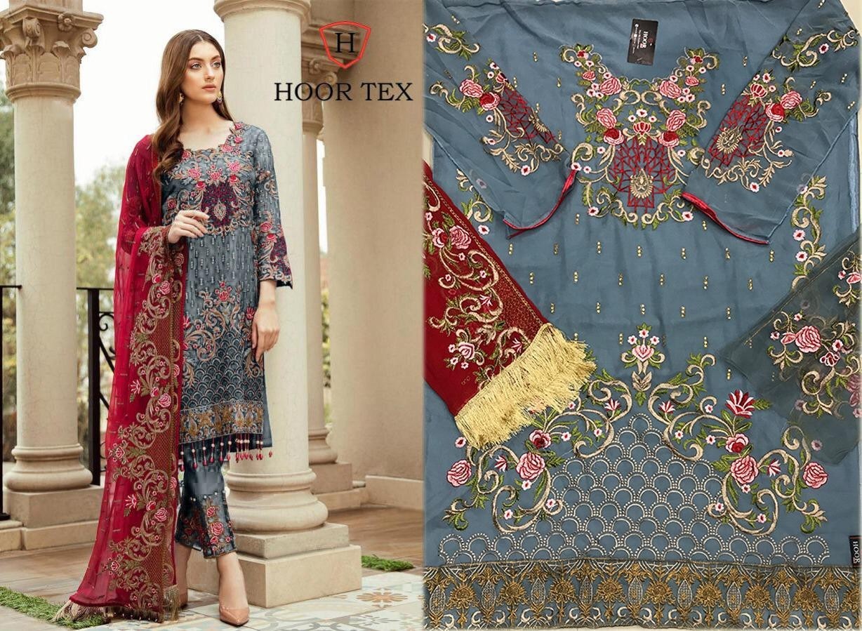 HOOR TEX 12009-E NAFIZA COLOUR COLD VOL-5 PAKISTANI SUITS NAZNIN