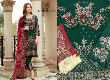 HOOR TEX 12009-B NAFIZA COLOUR COLD VOL-5 PAKISTANI SUITS NAZNIN