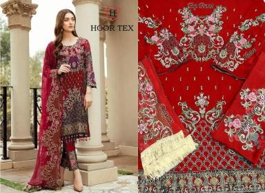 HOOR TEX 12009-D NAFIZA COLOUR COLD VOL-5 PAKISTANI SUITS NAZNIN
