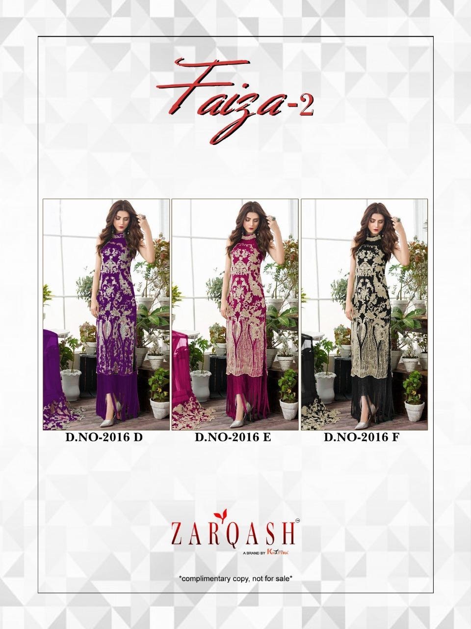 KHAYYIRA ZARQASH 2016-D FAIZA-2 LATTEST PAKISTANI SUIT AVAILABALE
