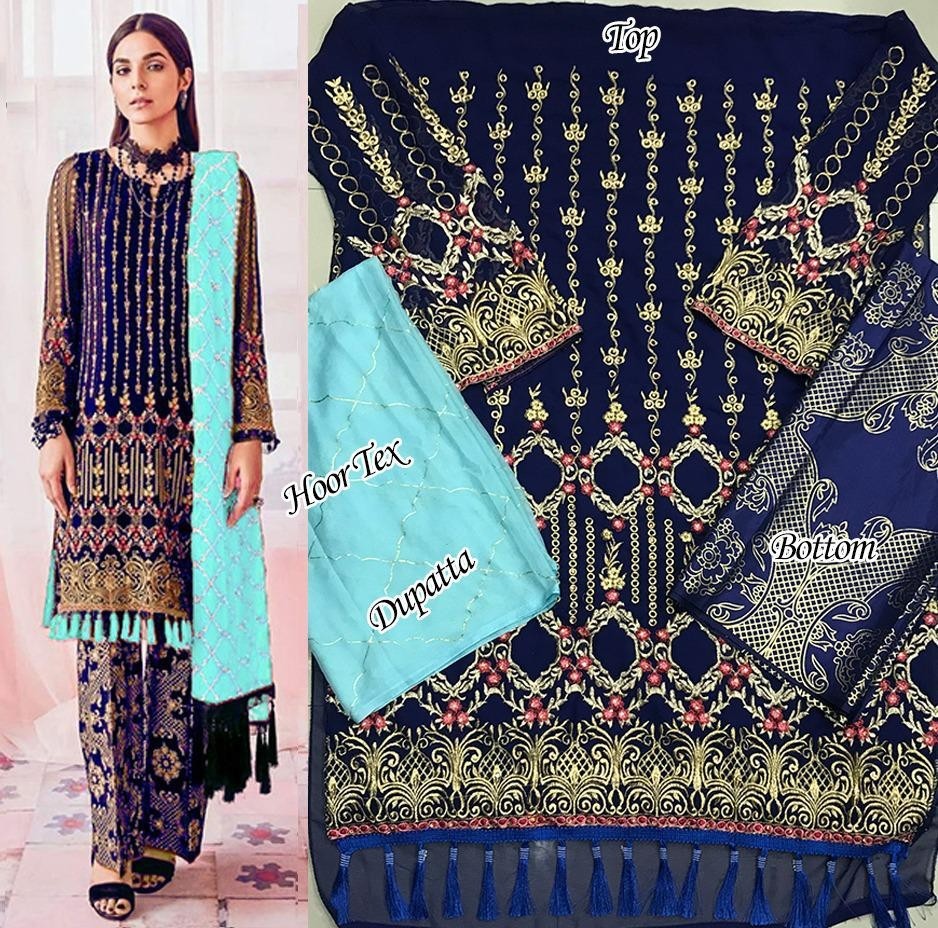 HOOR TEX 16002-D NAFIZA COLOUR COLD VOL-9 SALWAAR KAMEEZ
