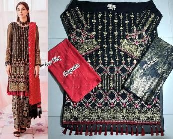 HOOR TEX 16002-A NAFIZA COLOUR COLD VOL-9 SALWAAR KAMEEZ 