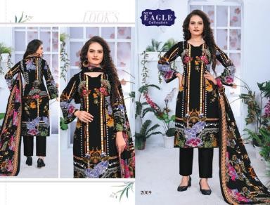 NEW EAGLE COLLECTION 2001 TO 2010 INAYA VOL-2 KARACHI PRINT SUIT WHOLSALE
