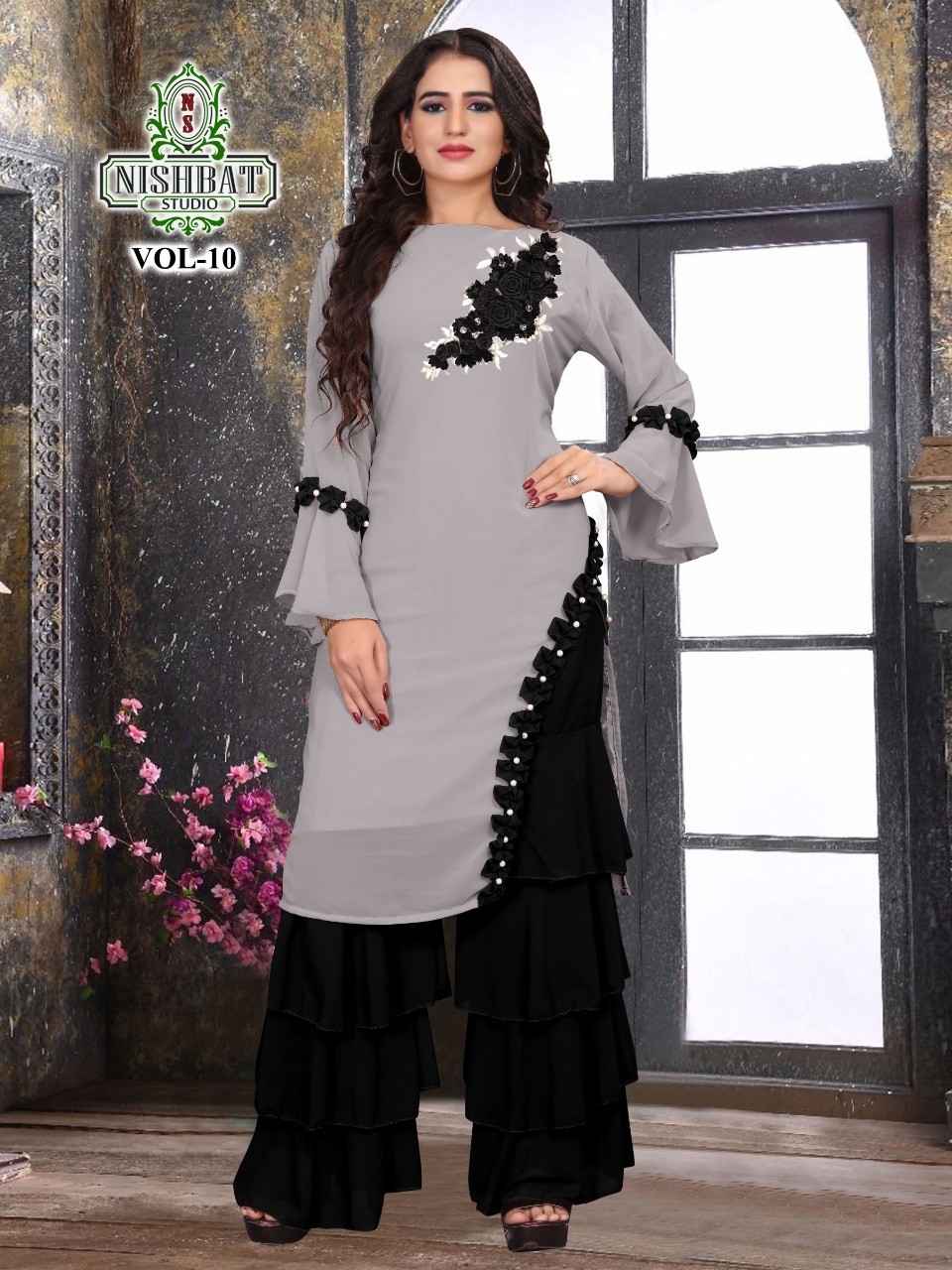 NISHBAT STUDIO VOL-10 LATEST KURTIS AVAILABALE 