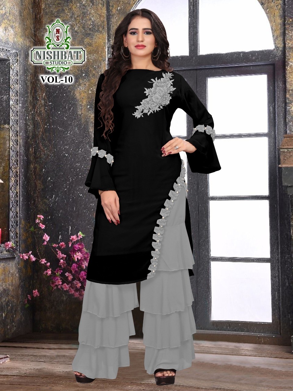 NISHBAT STUDIO VOL-10 LATEST KURTIS AVAILABALE 