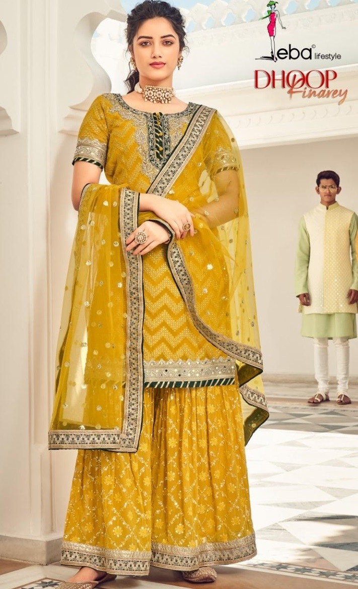 EBA LIFESTYLE 1309 DHOOP KINAREY SALWAAR KAMEEZ WHOLESALE ONLINE