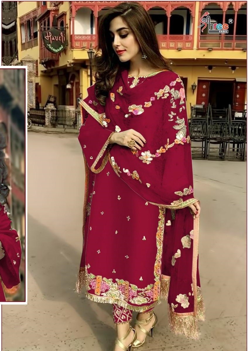 SHREE FAB S-169-E PAKISTANI SUIT SINGAL AVALABALE