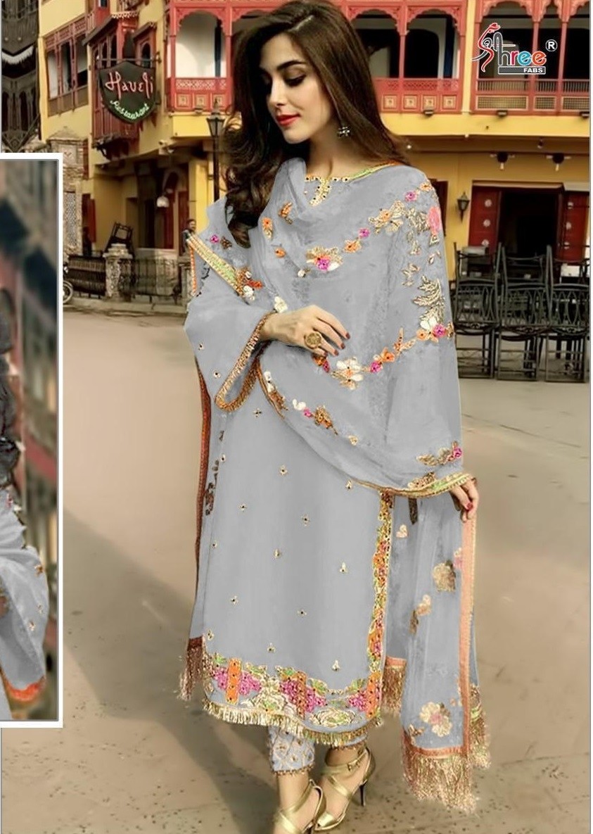 SHREE FAB S-169-D PAKISTANI SUIT SINGAL AVALABALE