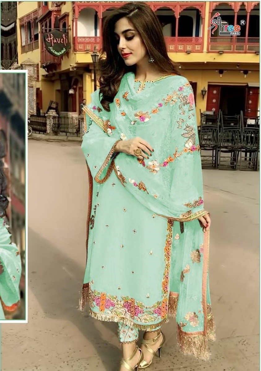 SHREE FAB S-169-F PAKISTANI SUIT SINGAL AVALABALE
