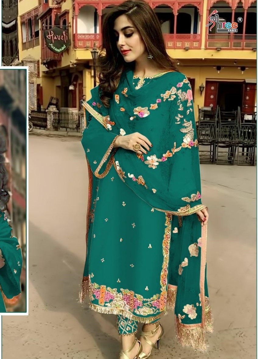 SHREE FAB S-169-G PAKISTANI SUIT SINGAL AVALABALE