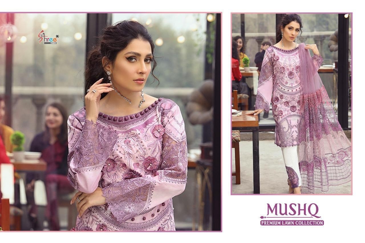 SHREE FABS 1588 MUSHQ PREMIUM LAWN  COLLECTION VOL 2 PAKISTANI SUIT SUPPLIER