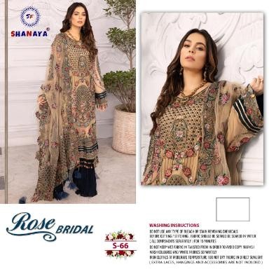 SHANAYA S-66  ROSE BRIDAL PAKISTANI SUIT