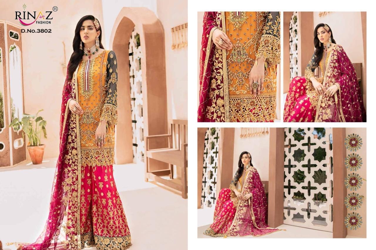 RINAAZ FASHION 3802 PAKISTANI SUIT BRIDAL BEST WHOLSAL