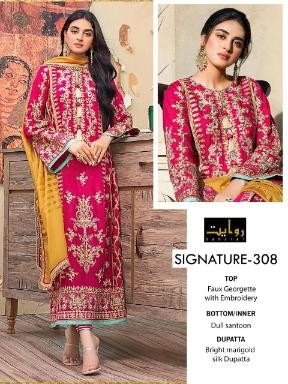 RAWAYAT SINGANURE-308 PAKISTANI SUIT IN INDIA