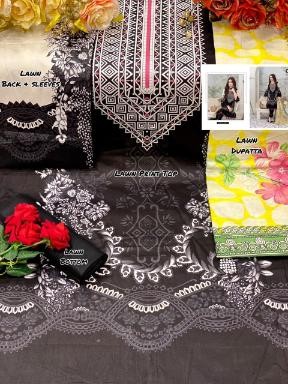 AL KARAM 3001 TO 3010 KESARIYA MAGIC IN PRINT VOL-03 KARACHI SUIT SINGAL AVALAIBALE