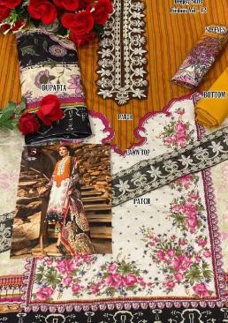 DEEPSY -1074-FIRDOUS-12 KARACHI SUIT LAWN COLLECTTION