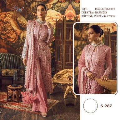 SHREE FAB S-287 WHOLSALE PAKISTANI SUIT HI DESIGNS