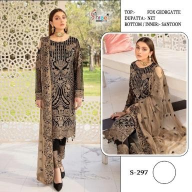 SHREE FAB S-297 WHOLSALE PAKISTANI SUIT