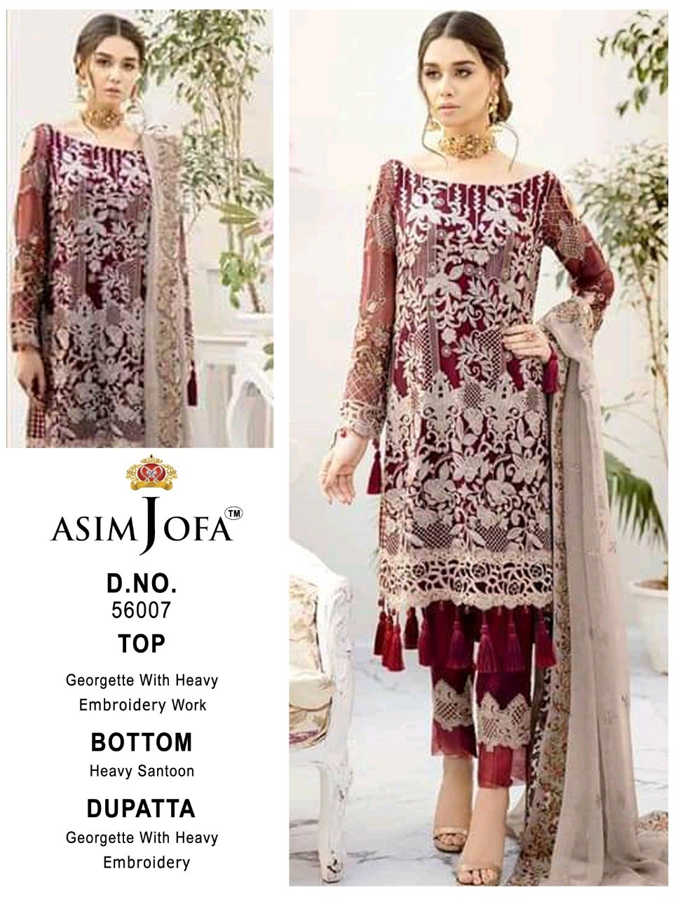 ASIM JOFA 56007 SALWAAR KAMEEZ IN SURAT