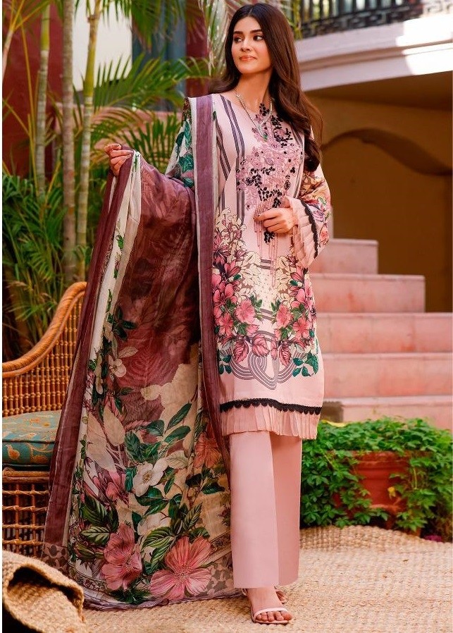 DEEPSY -1099-FIRDOUS URBANE-3 KARACHI SUIT CHIFFONE PRINT