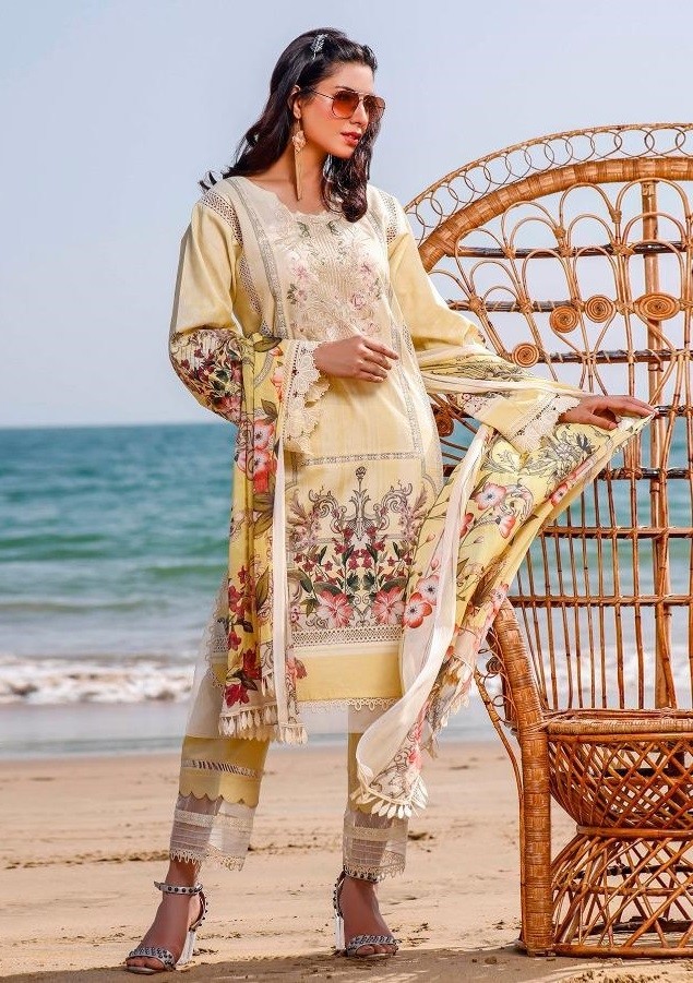 DEEPSY -1093-FIRDOUS URBANE-3 KARACHI SUIT CHIFFONE PRINT