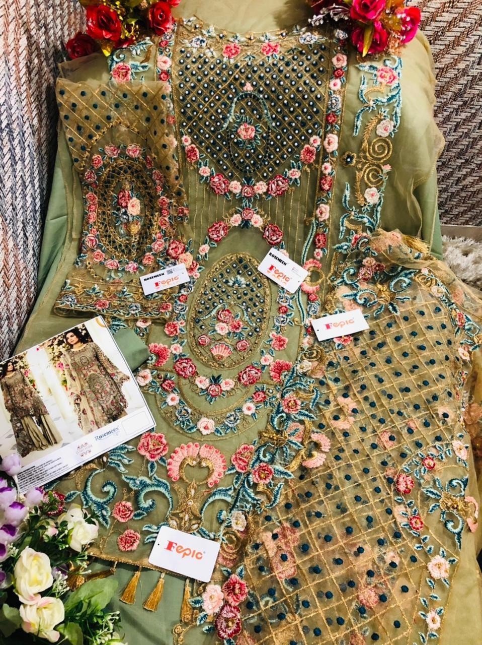 FEPIC ROSMEEN 91004 PAKISTANI SUIT AVALABALE SINGAL