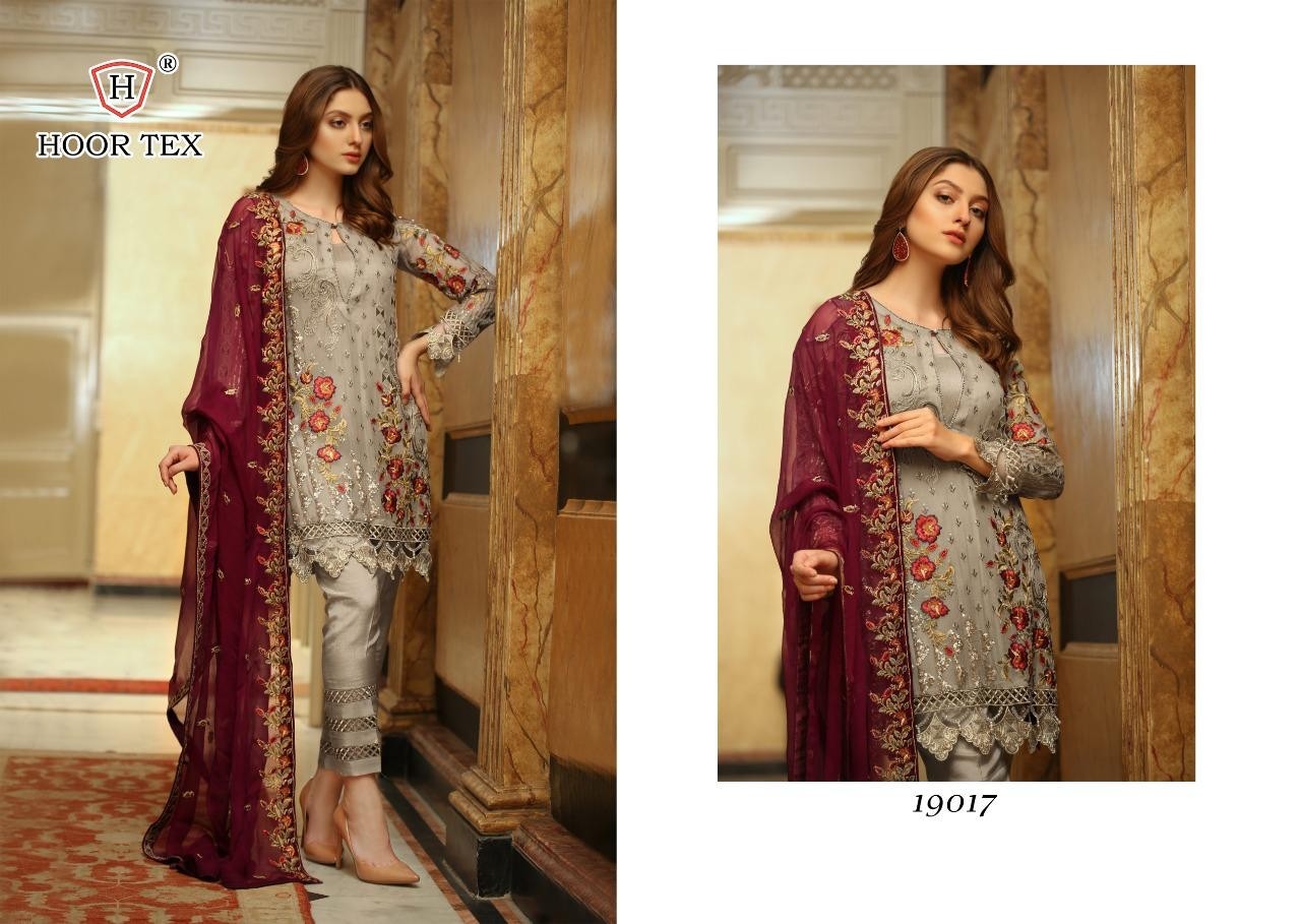 HOOR TEX 19017 PAKISTANI SUITS NAZNIN GORGGETE