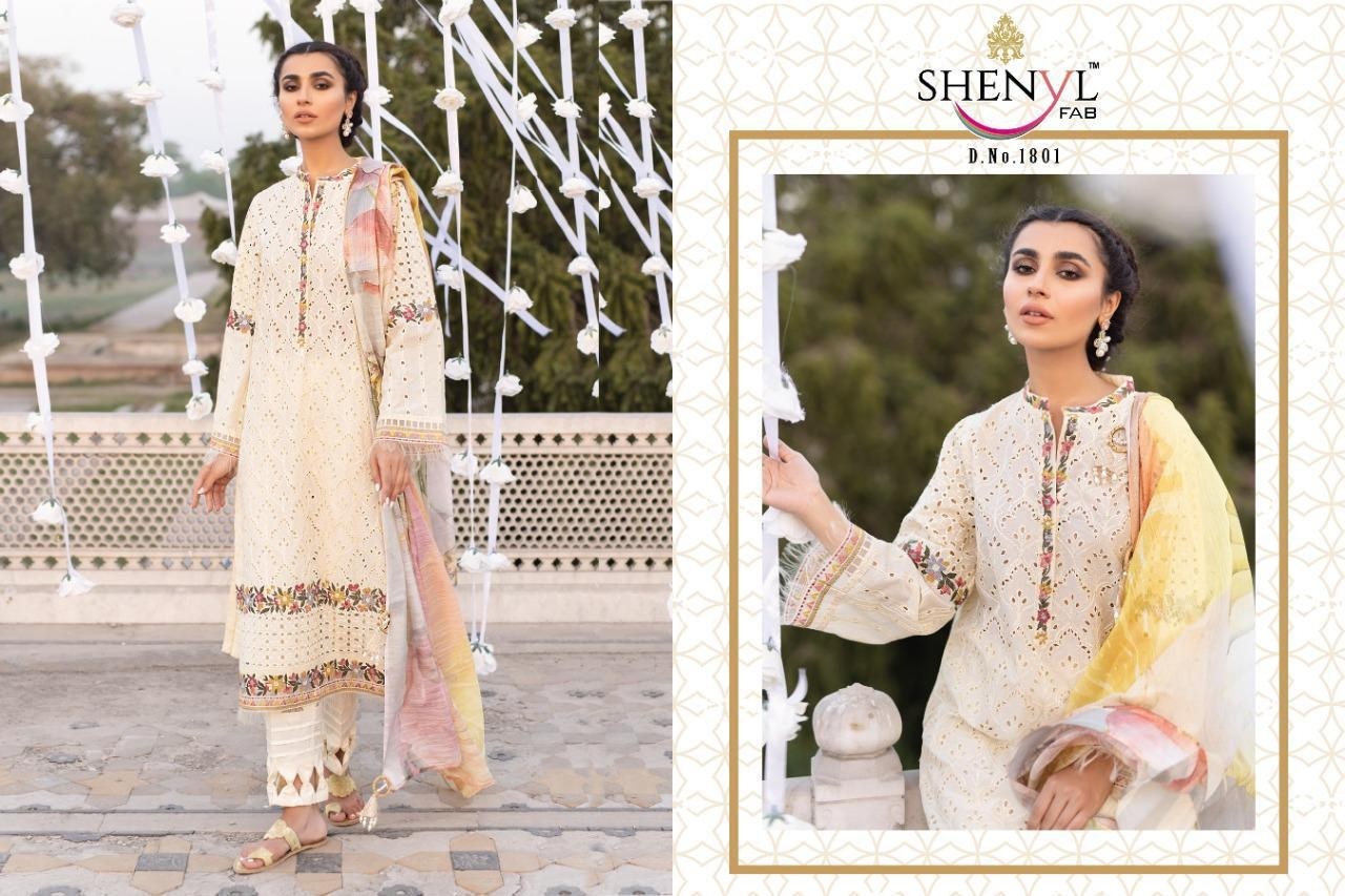 SHENYL FAB 1801 PAKISTANI SUIT AVAILABALE IN SURAT