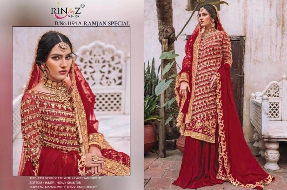 RINAAZ FASHION 1194-A RAMZAN - SPECIAL PAKISTANI SUIT SURAT