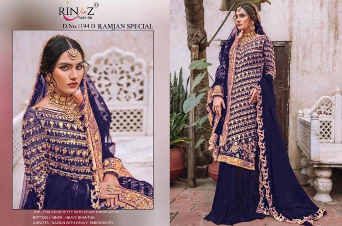 RINAAZ FASHION 1194-D RAMZAN - SPECIAL PAKISTANI SUIT SURAT
