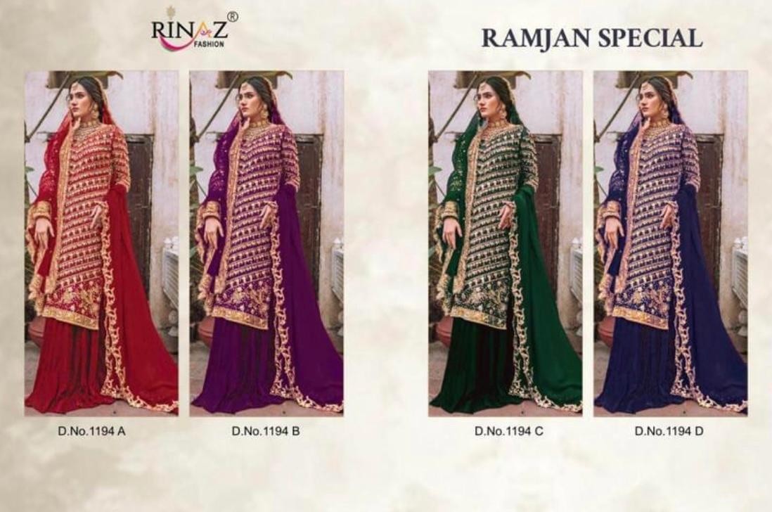RINAAZ FASHION 1194-B RAMZAN - SPECIAL PAKISTANI SUIT SURAT