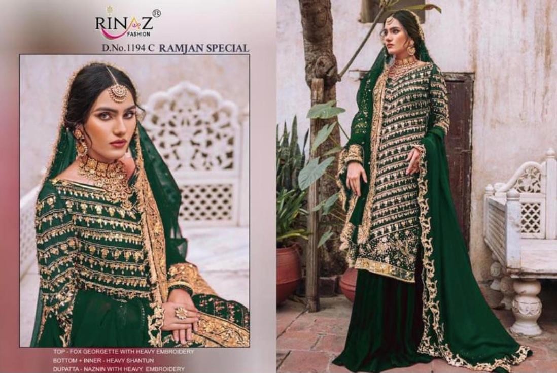 RINAAZ FASHION 1194-C RAMZAN - SPECIAL PAKISTANI SUIT SURAT