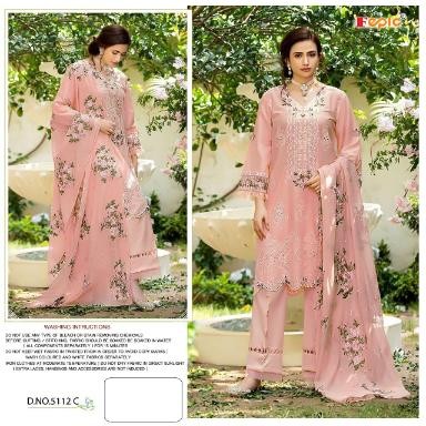 FEPIC 5112-C ROSEMEEN NAZMEEN EMBROIDERED  PAKISTANI SUIT