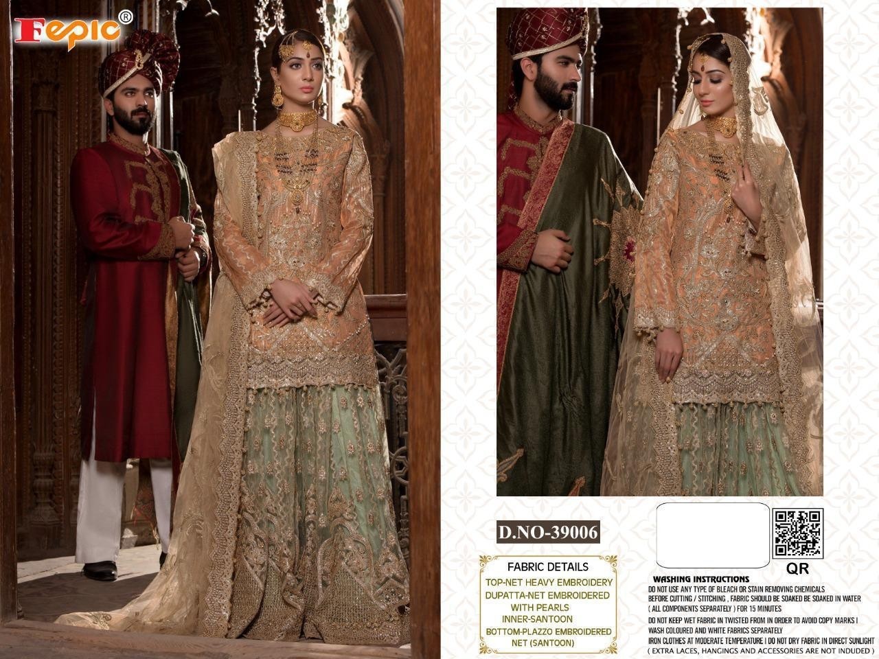 FEPIC  ROSEMEEN D. NO-BRIDE 39006 PAKISTANI SUIT HIT CATLOGE