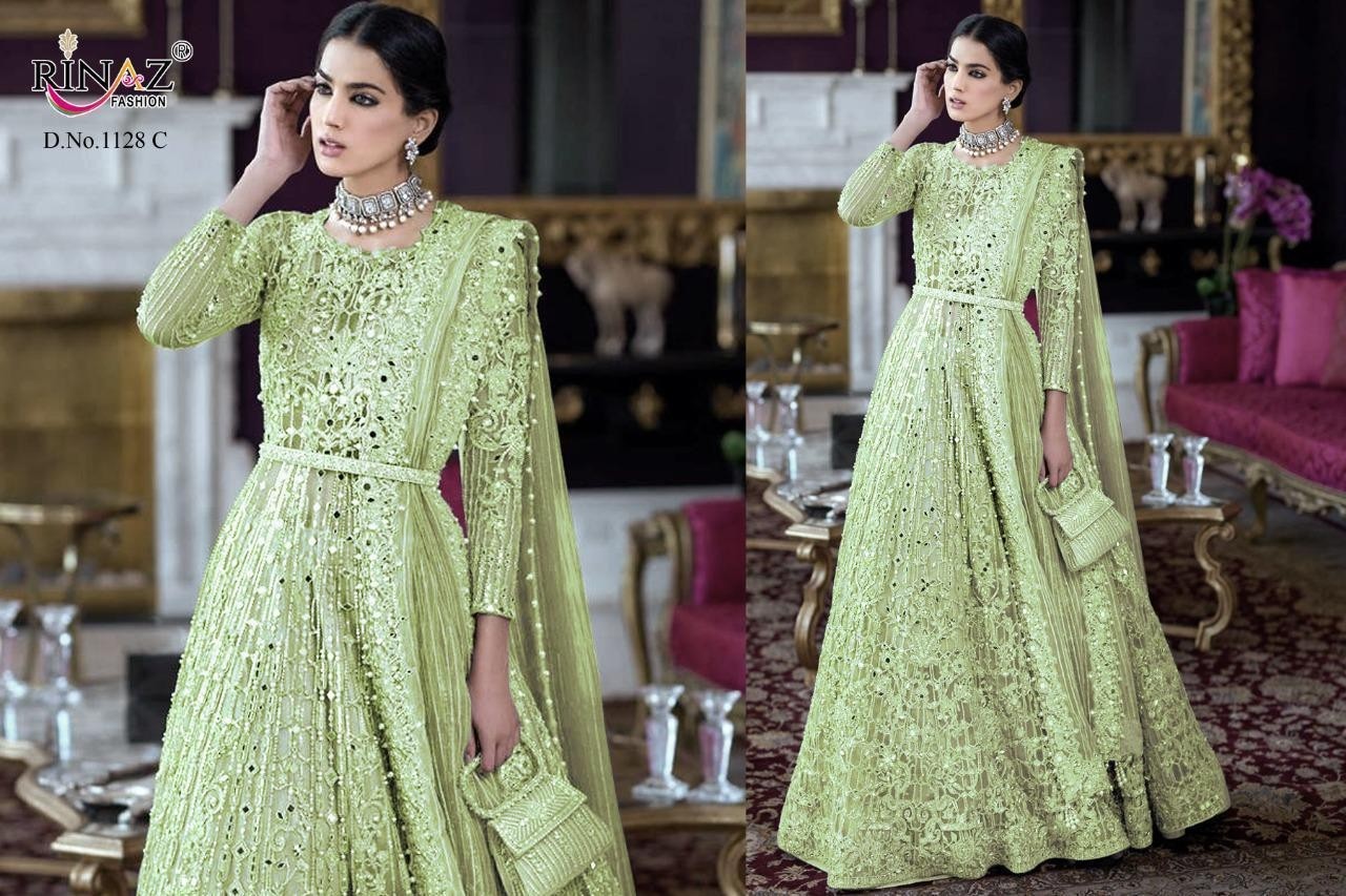 RINAAZ FASHION 1128-C RIMZIM BRIDAL LATTEST PAKISTANI SUIT